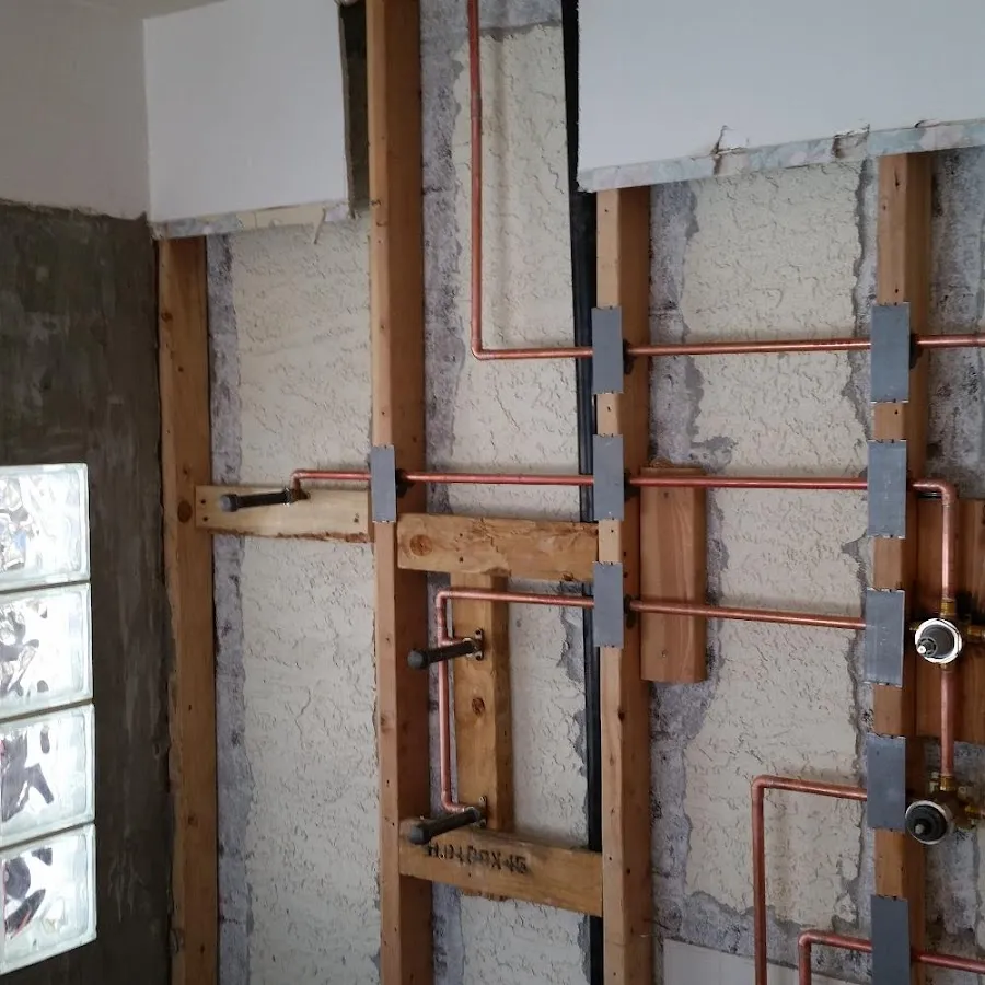 Copper pipe installation for Burst Pipe Repair in Panama City