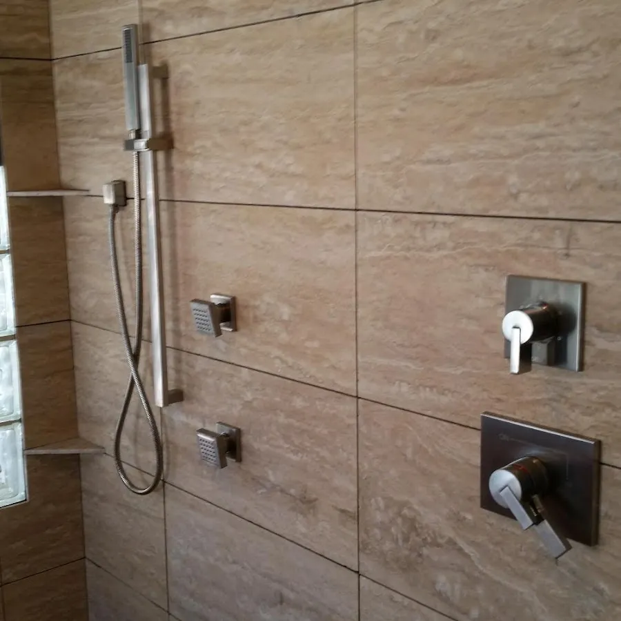 Shower fixture installation for Water Heater Replacement in Panama City